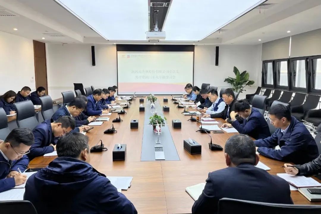 陜直股份、秦漢通航傳達學(xué)習(xí)貫徹黨的二十大精神